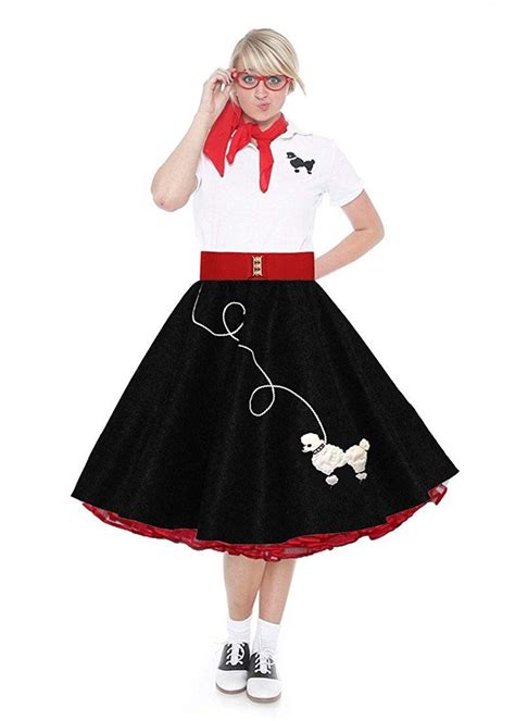 authentic 1950s poodle skirt|Ultimate Guide To 1950s Poodle Skirt Outfits